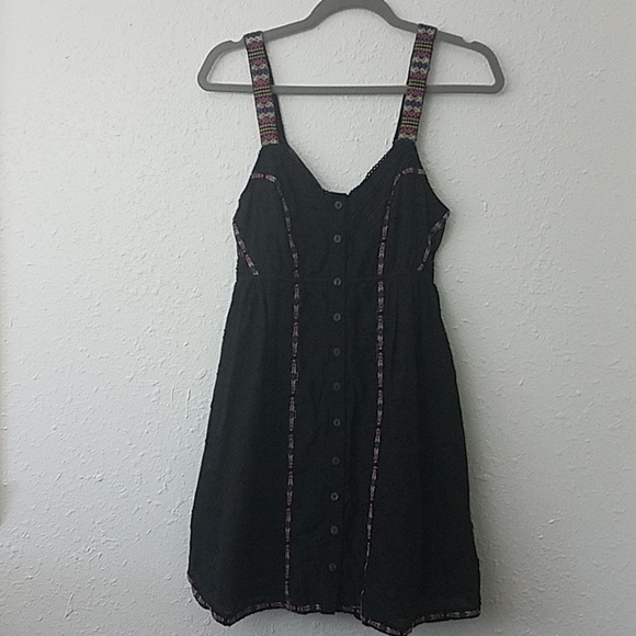 𝅺free people new romantics XS black dress boho - Picture 2 of 8